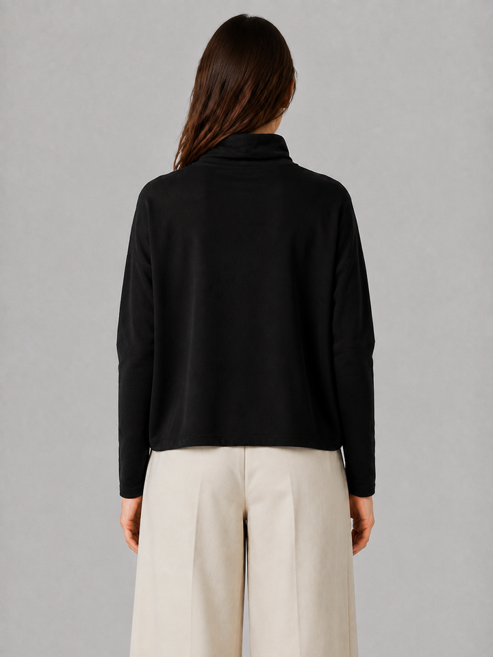 Maglia over con collo morbido