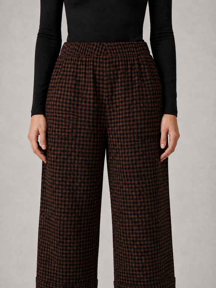 Pantalone a quadretti