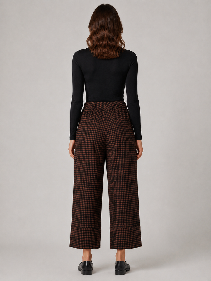 Pantalone a quadretti