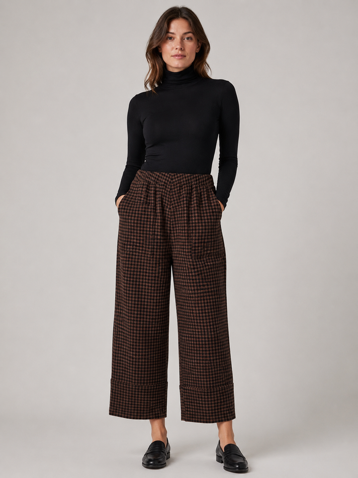 Pantalone a quadretti