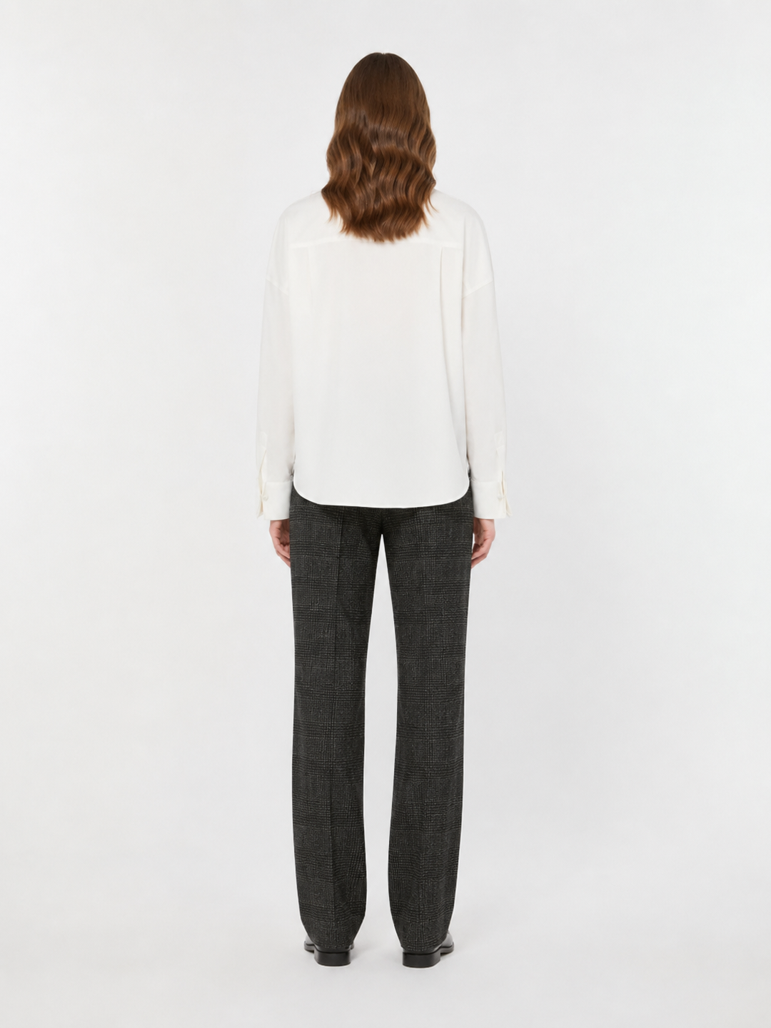 Camicia boxy in popeline  di cotone
