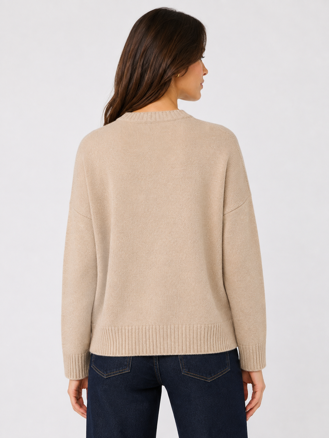 Maglia in lana vergine con motivo jacquard