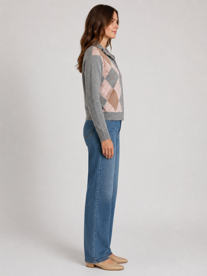 Cardigan in lana e cashmere