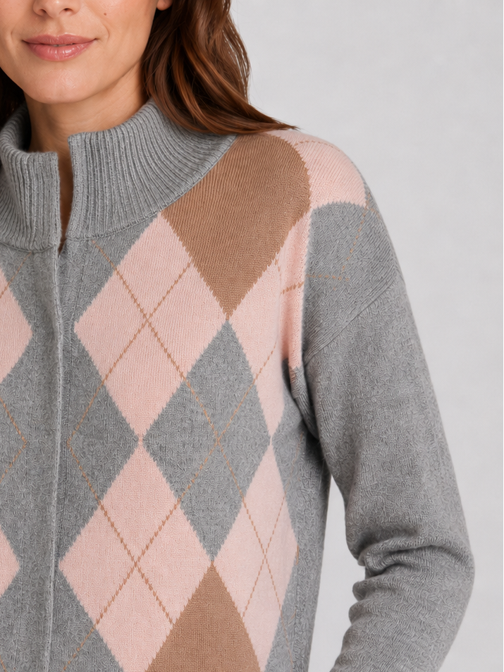 Cardigan in lana e cashmere