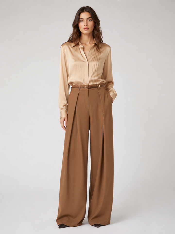 Pantalone in saglia di lana