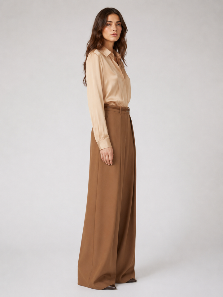 Pantalone in saglia di lana