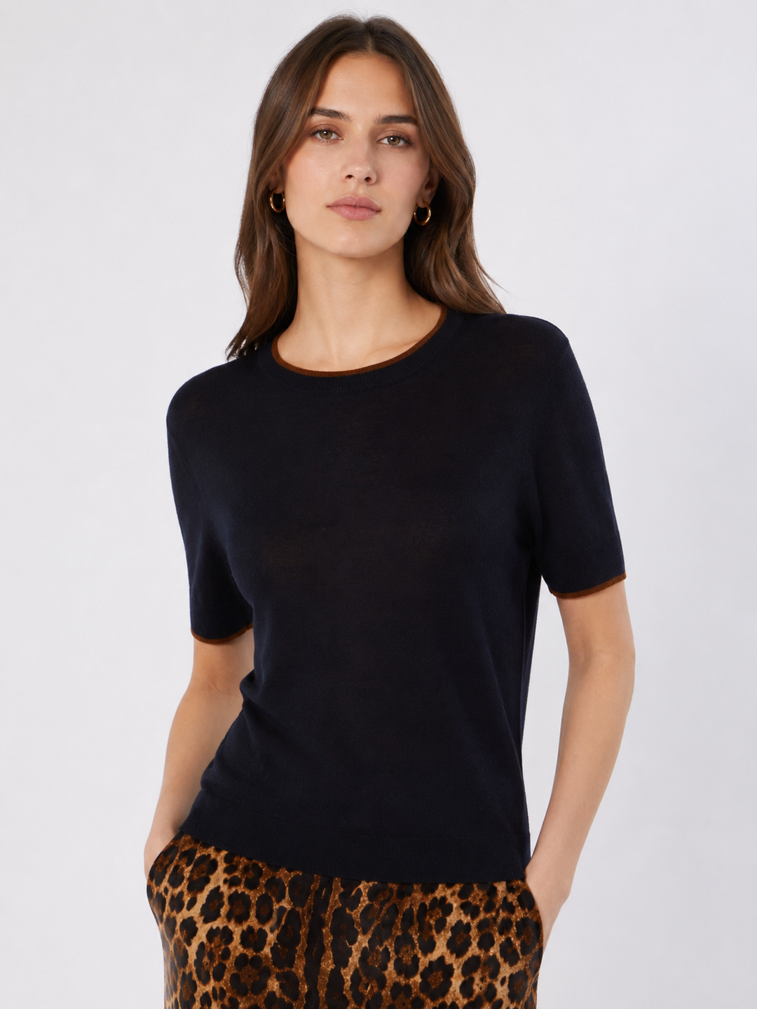 Maglia in lana e seta