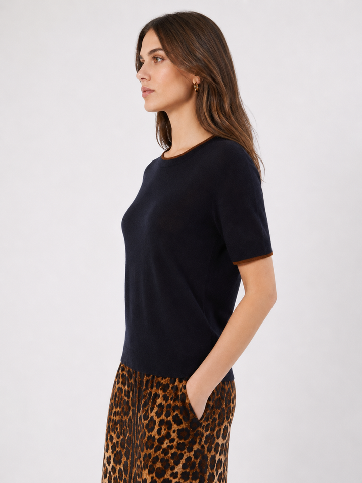 Maglia in lana e seta