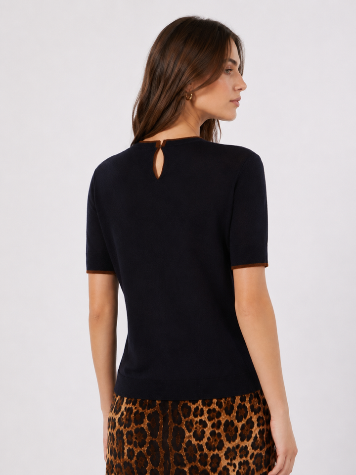 Maglia in lana e seta