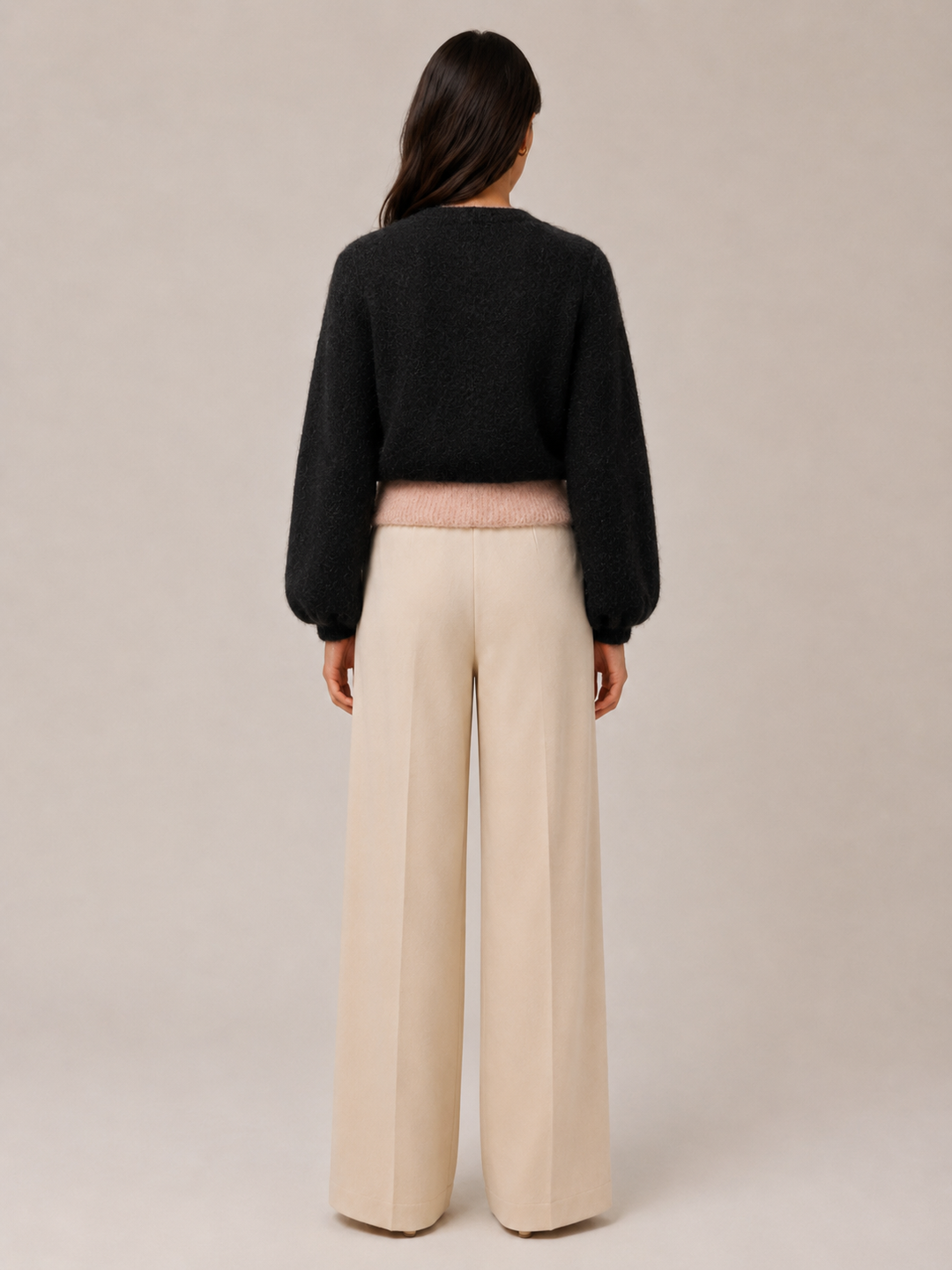 Cardigan in Mohair con Applicazioni Floreali