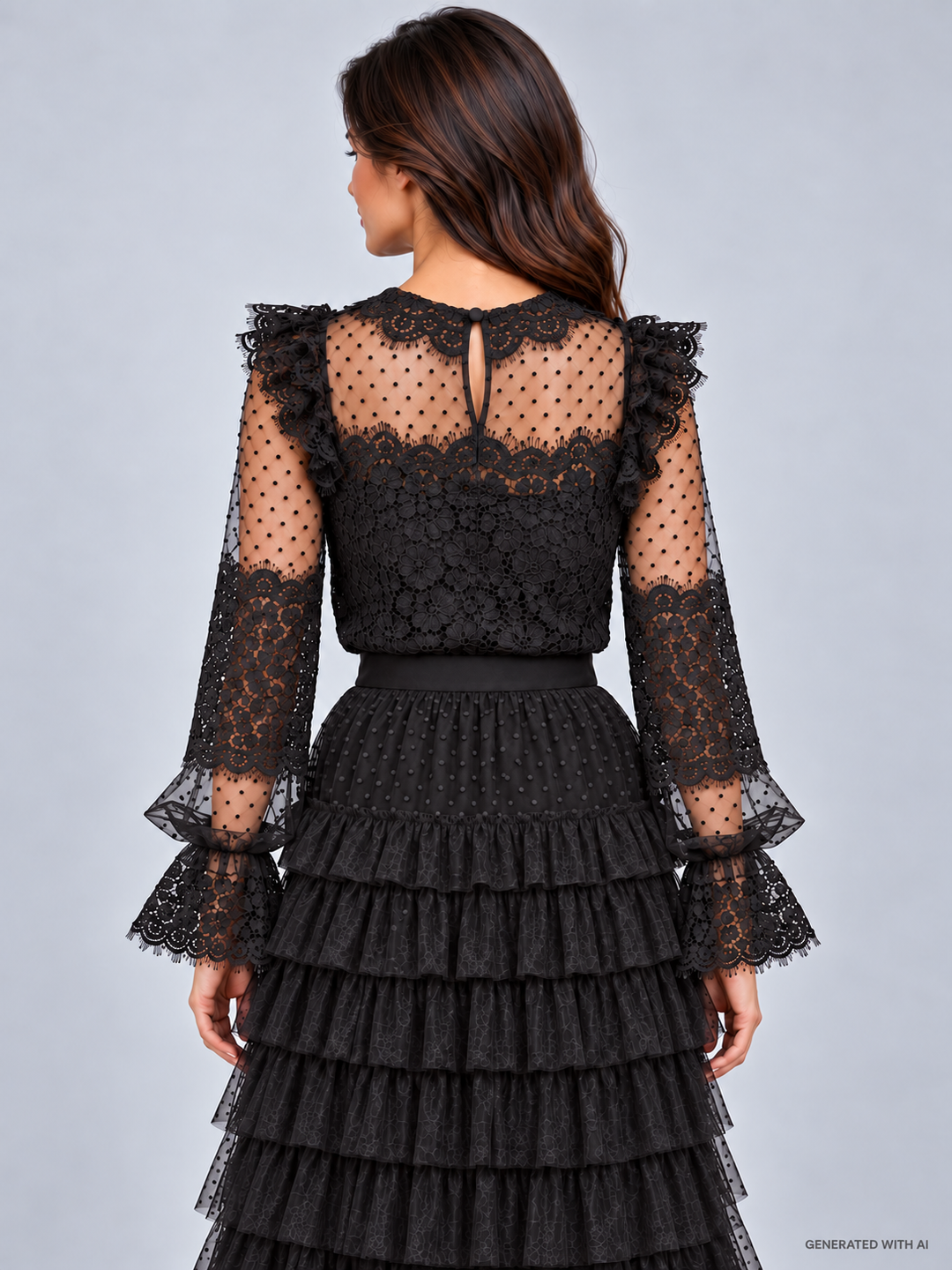 Blusa in pizzo