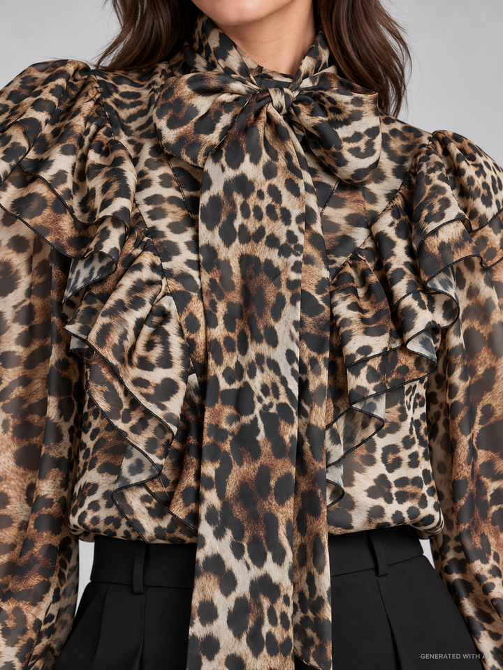 Camicia leopardata