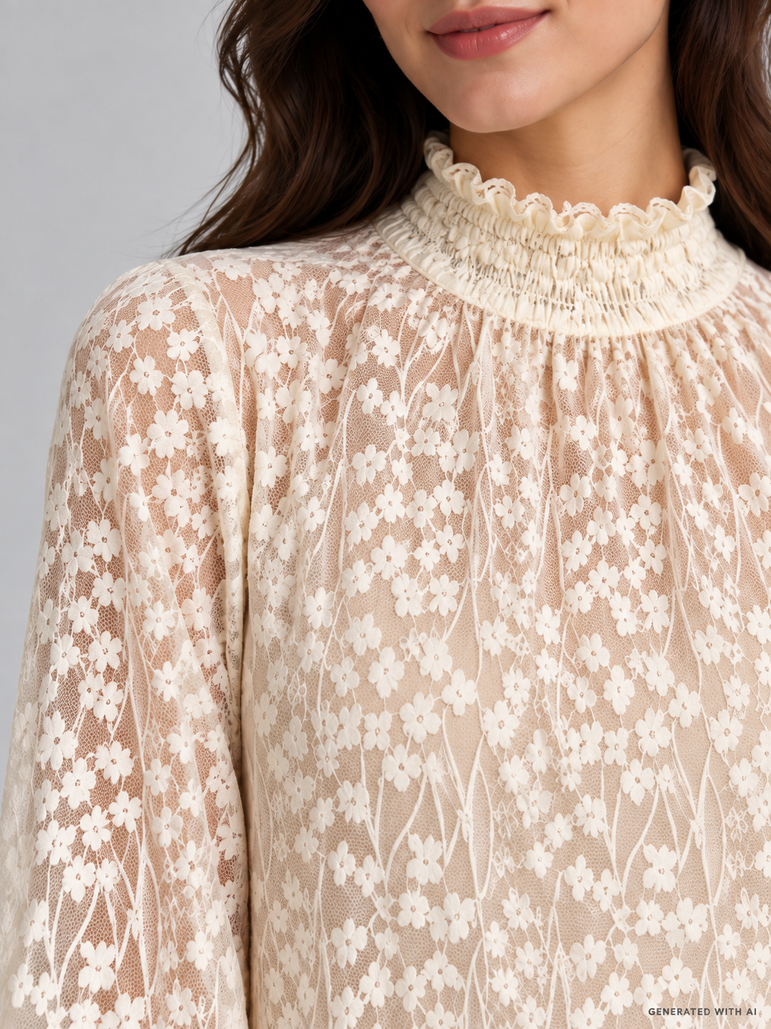 Tshirt in pizzo Tea
