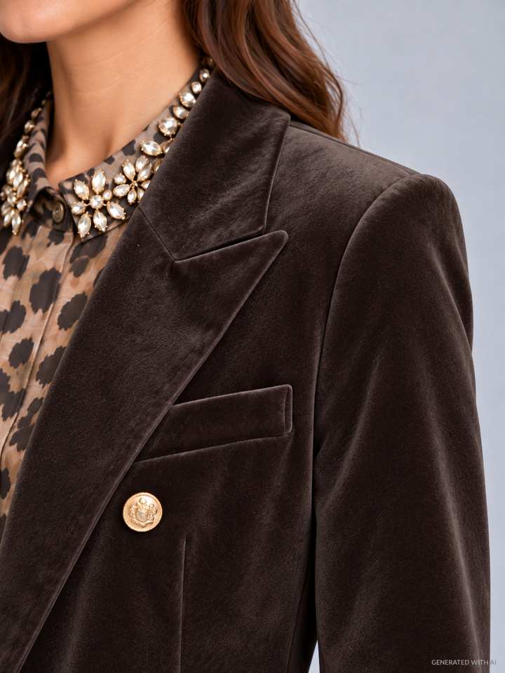 Blazer in velluto
