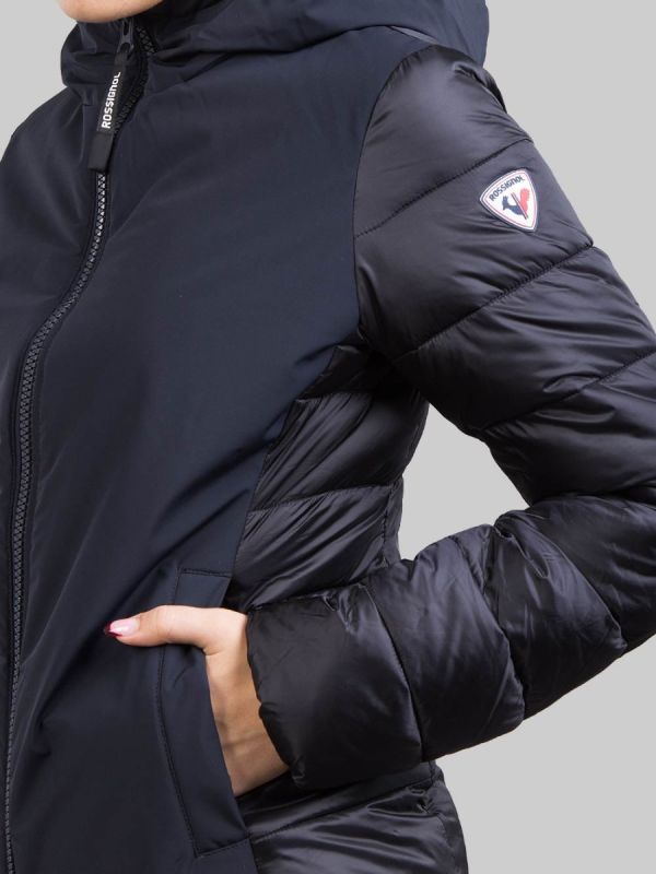 BLACK SPORTS JACKET WITH HOOD