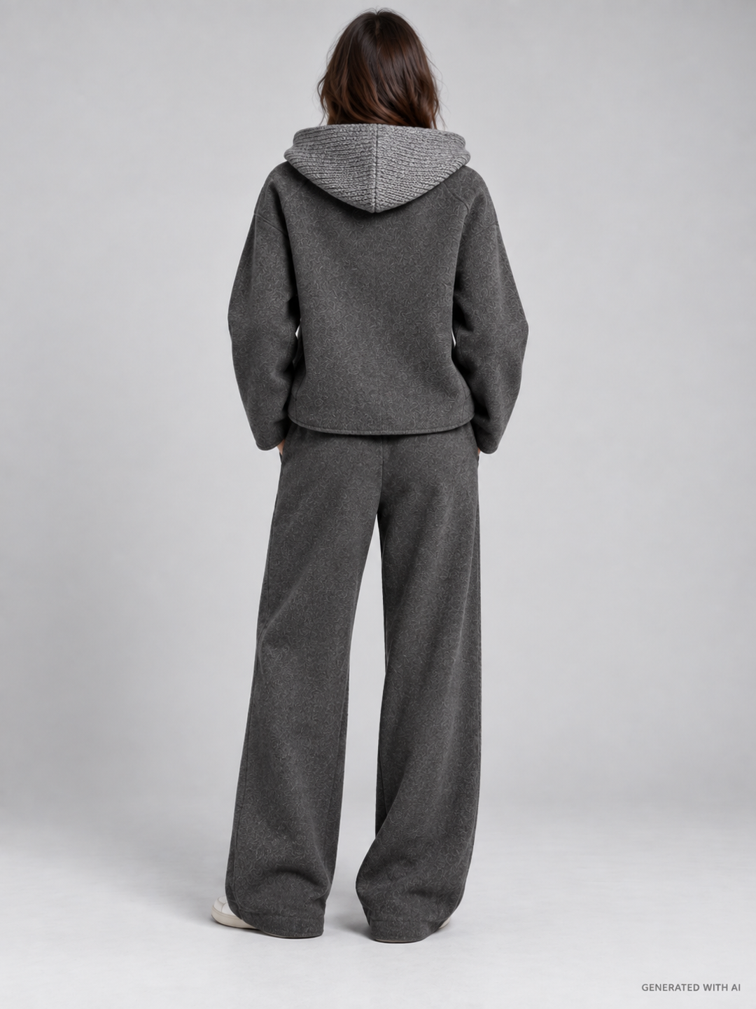 Giacca MORINA con cappuccio in maglia