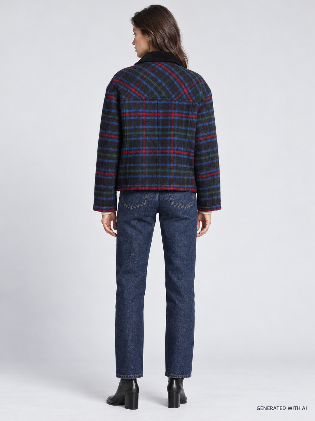 Giacca Bomber Fay 3 Ganci Tartan