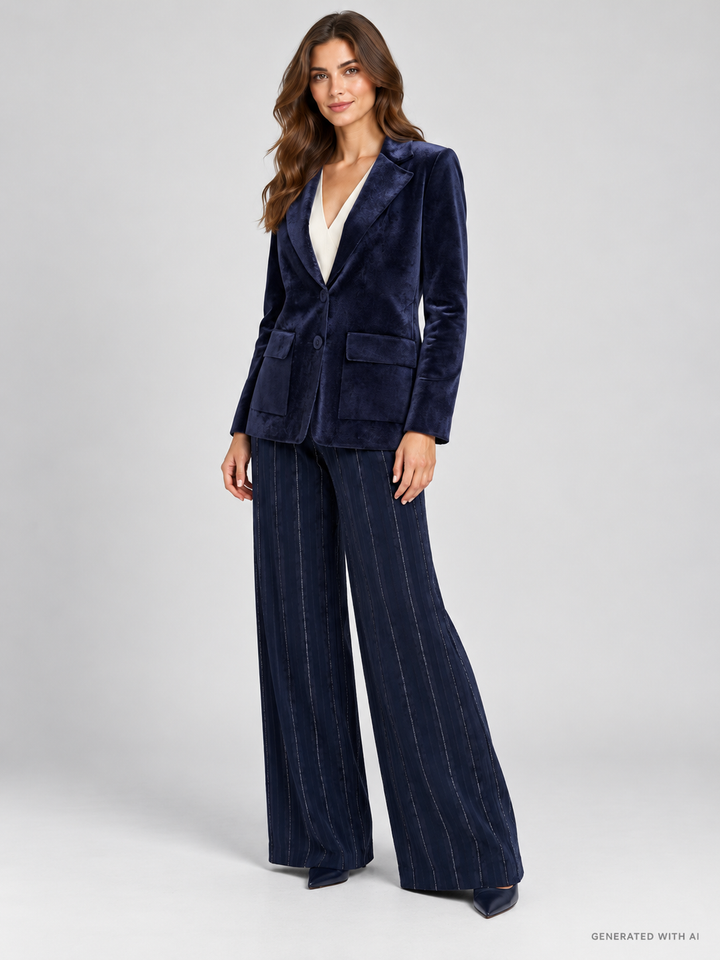 Blazer in velluto