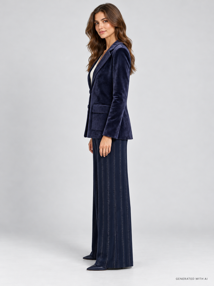 Blazer in velluto