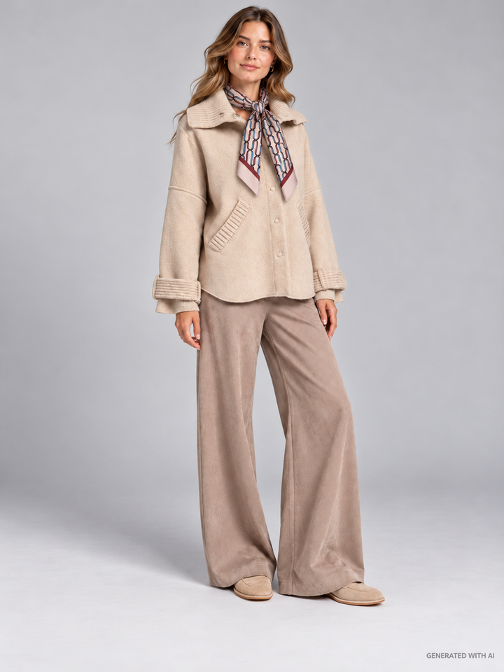 Cappa in Panno di Lana Merinos e Cashmere
