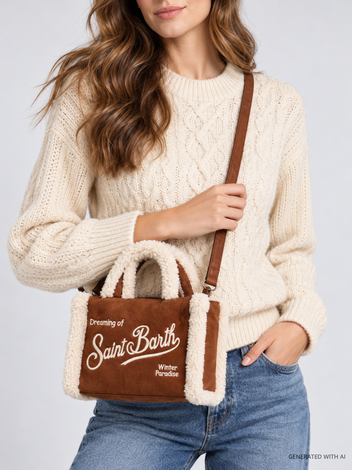 Borsa Vanity Mini Shearling