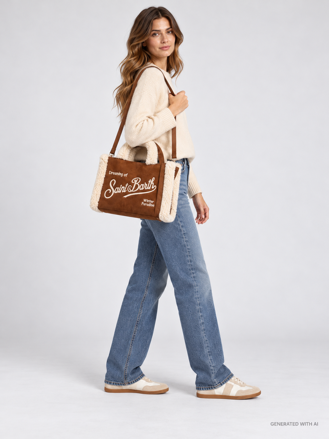Borsa Colette Shearling