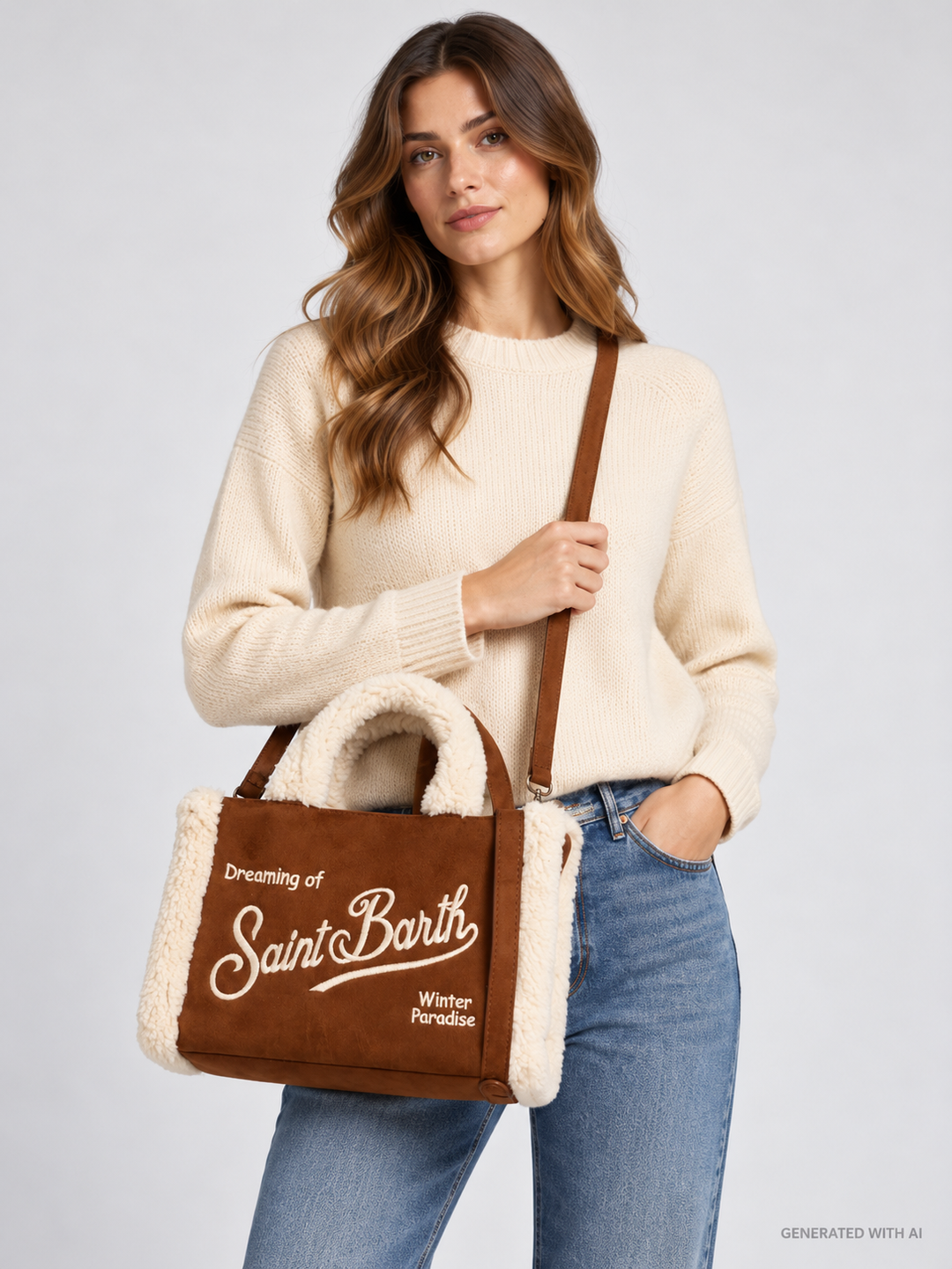 Borsa Colette Shearling