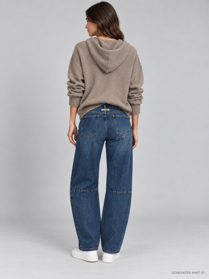 Jeans MOURO in denim con gamba balloon