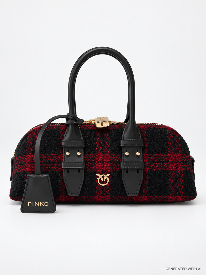 BOWLING BAG HORIZONTAL TWEED