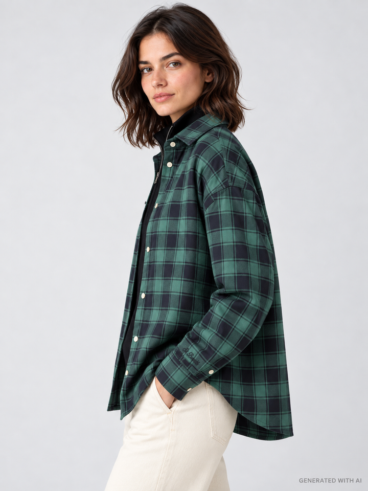 Camicia Gigy in flanella di cotone a quadri
