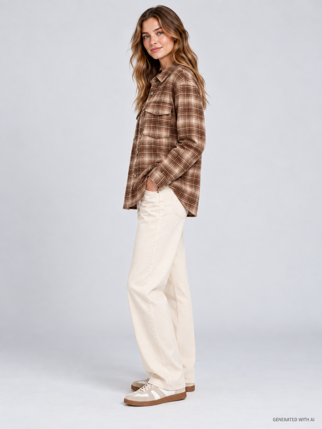 Sovracamicia Cambry in flanella tartan