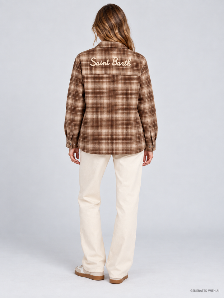 Sovracamicia Cambry in flanella tartan