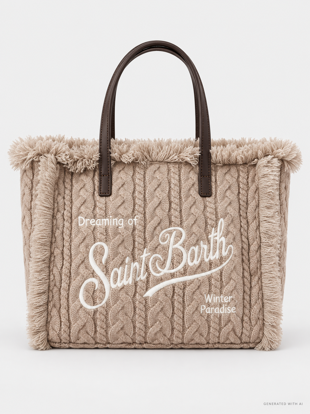 Borsa Colette in maglia a trecce