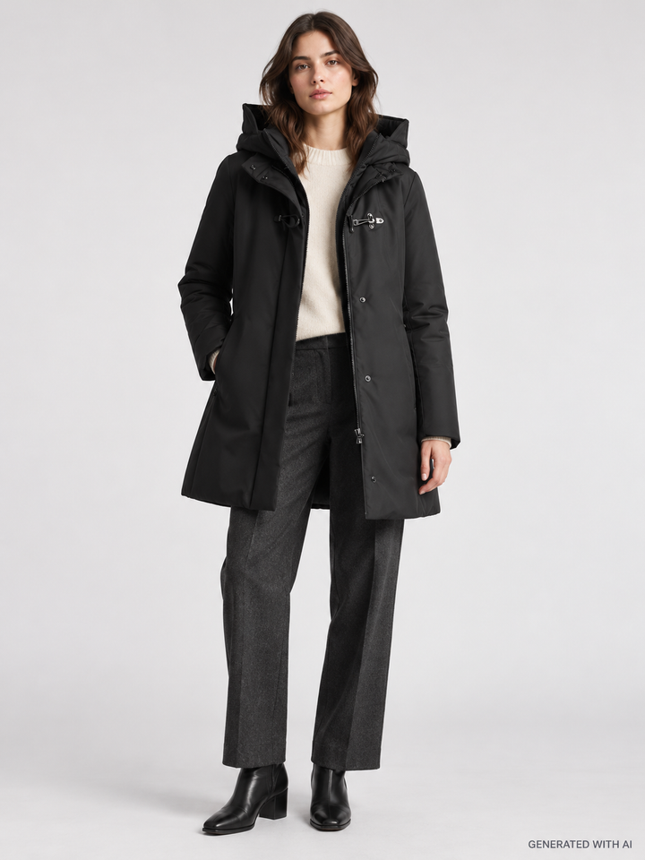 Toggle Coat in tessuto tecnico