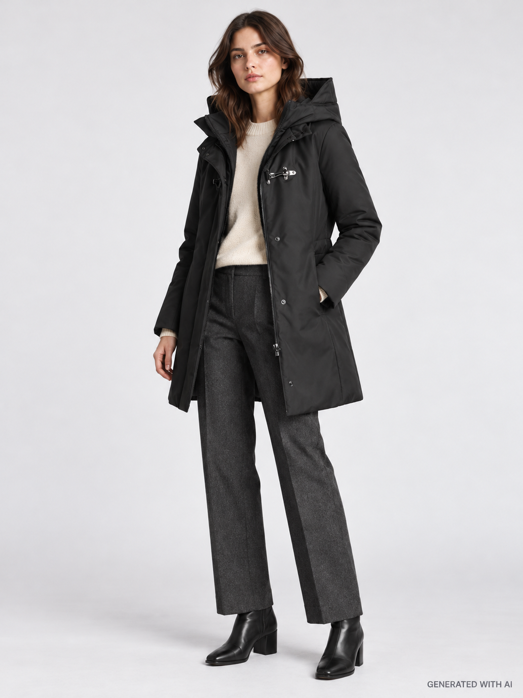 Toggle Coat in tessuto tecnico