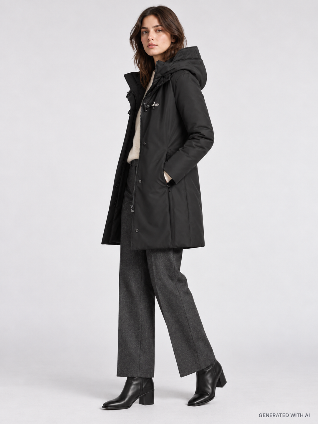 Toggle Coat in tessuto tecnico
