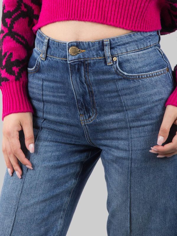 JEANS BARBRA BOYFRIEND CON PROFILI SFRANGIATI AL FONDO