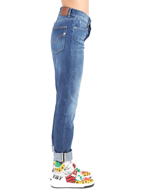JEANS NINA IN DENIM ELASTICIZZATO A VITA ALTA