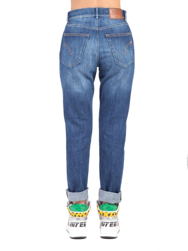 JEANS NINA IN DENIM ELASTICIZZATO A VITA ALTA