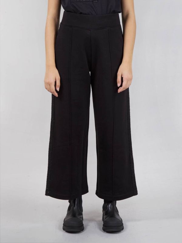 JOGGER CON INSERTO LATERALE IN BOUCLÉ