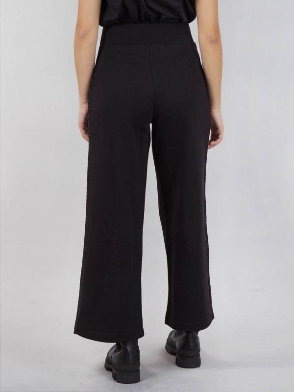 JOGGER CON INSERTO LATERALE IN BOUCLÉ