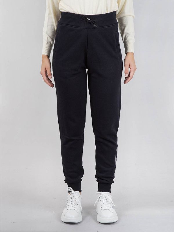 JOGGER IN COTONE CON LOGO KARL IN STRASS