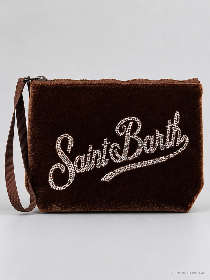 Pochette Aline velvet