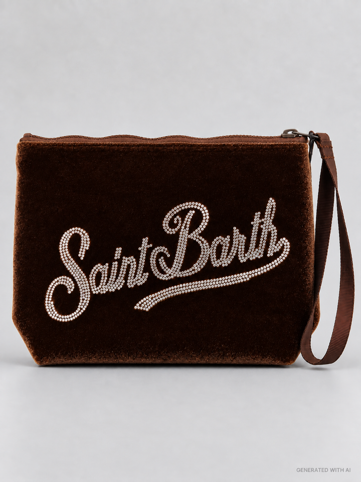 Pochette Aline velvet
