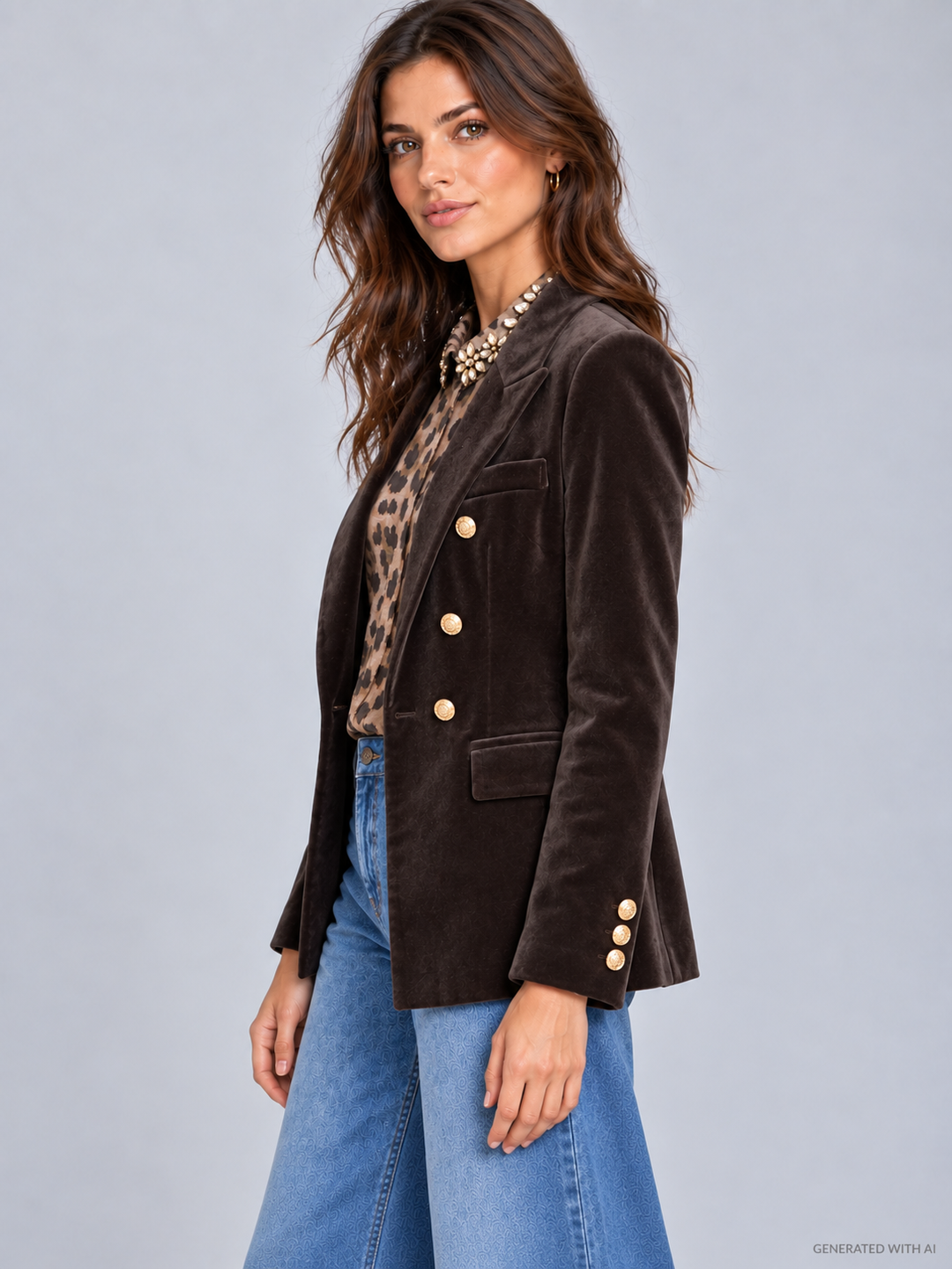 Blazer in velluto