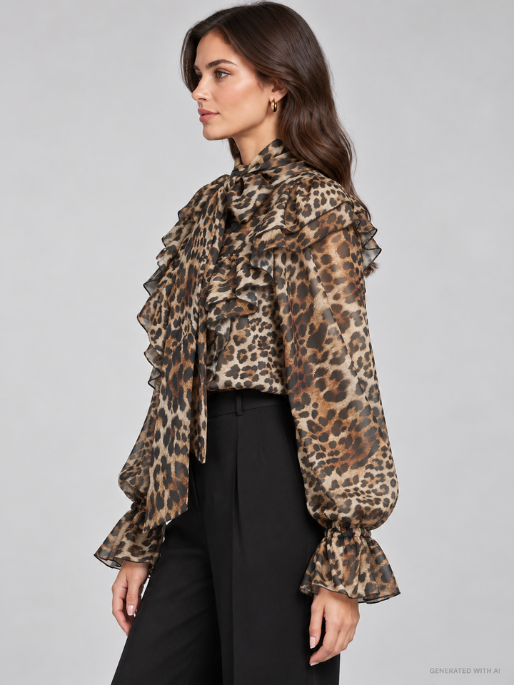 Camicia leopardata