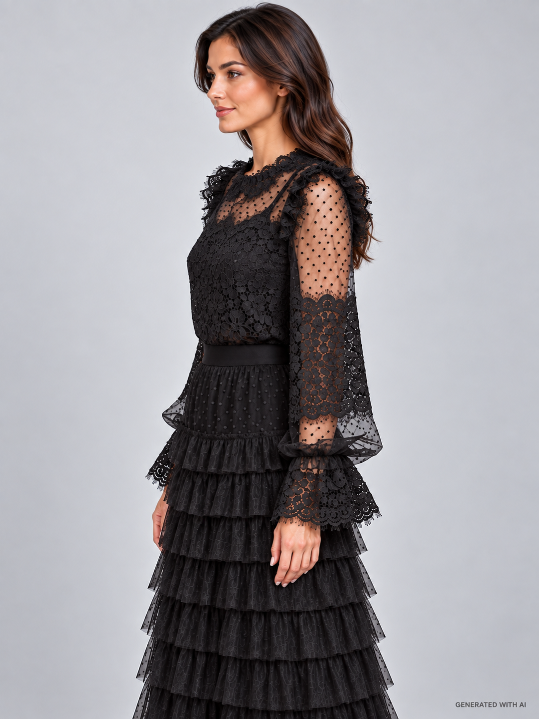 Blusa in pizzo