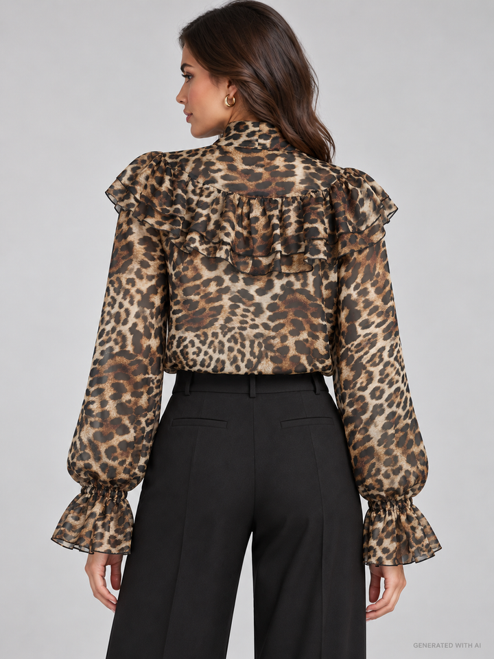 Camicia leopardata
