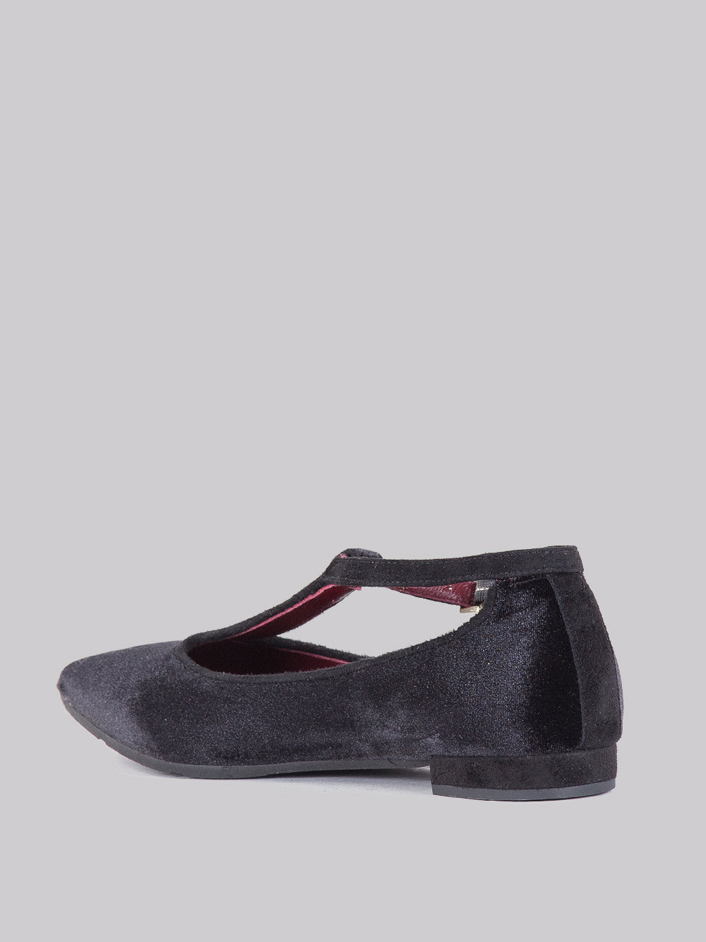 Velvet ballerinas