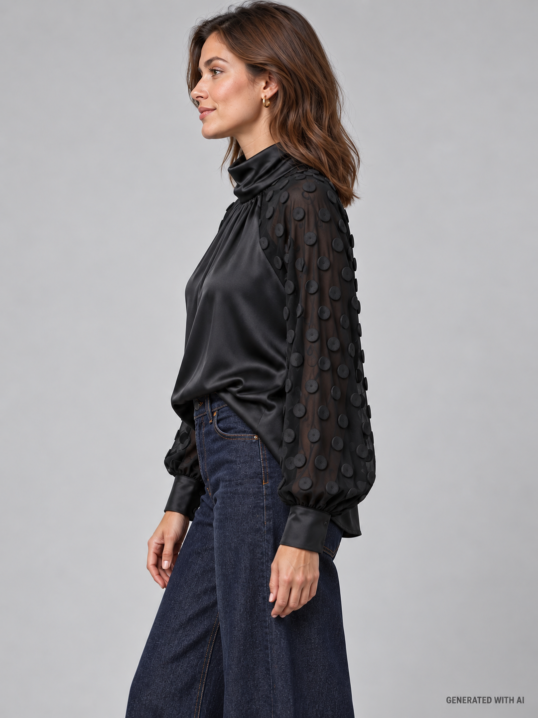 Blusa nera